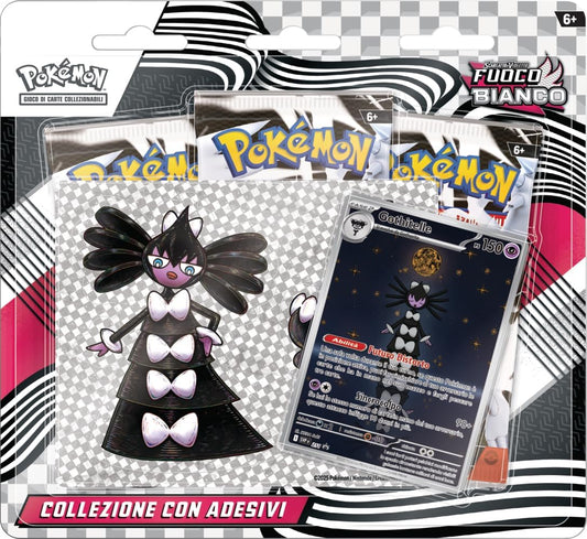 Pokèmon Collezione con adesivi Fuoco Bianco